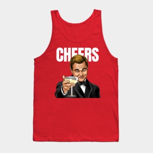 Leonardo Cheers Meme Tank Top